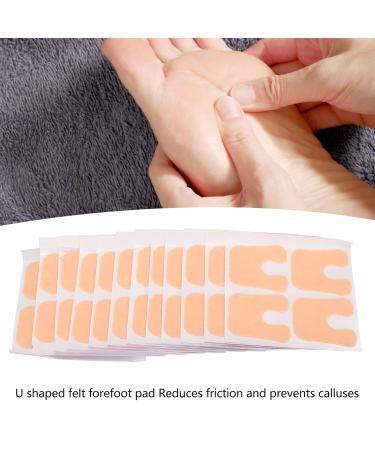 Jauarta 12 Sheets Felt Forefoot Cushions | Self-Adhesive U-Shaped Insoles for Pain Relief & Callus Prevention - Shop Internationally! - Buy Online on GoSupps.com