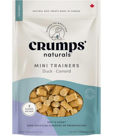 Crumps' Naturals Mt-Fd-105 Mini Trainers Freeze Dried Beef Liver (1 Pack) 126 G (Packaging may vary) & Mini Trainers Duck (semi-Moist) 4.7oz - Buy Online on GoSupps.com
