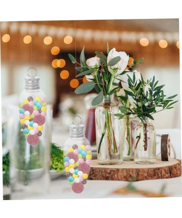 Cabilock 24pcs Small Light Bulb Candy Bottle Christmas Light Bulbs Christmas Ornament Candy Case Banquet - Buy Online on GoSupps.com