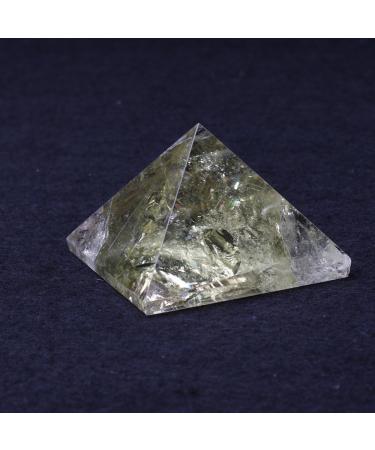 Natural Citrine Quartz Crystal Reiki Pyramid | Generator | Energized Pyramids 2.28inches Stone Collection - Buy Online on GoSupps.com