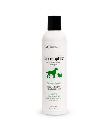 International Veterinary Sciences Dermaplex Skin and Coat Support Shampoo For Dogs & Puppies Fresh Scent 16 fl oz ( 473 ml)