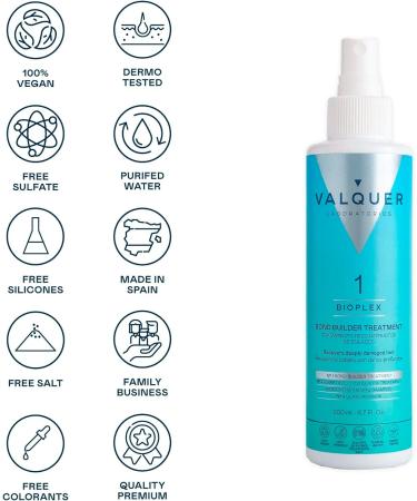 Valquer Bioplex N 1 Bond Reconstructing Treatment Deep Repair of Damaged Hair - 200 ml - Buy Online on GoSupps.com