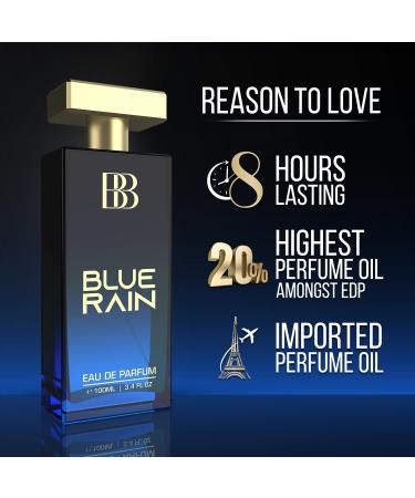 Bergamot_Beaute Blue Rain Eau De Parfum | Best Perfume for Men with Aquatic and Musk for All Occasions | Long Lasting Premium Fragrance for Man 100ml - Buy Online on GoSupps.com