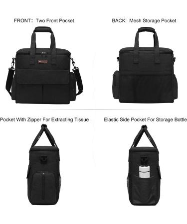 Airline Approved Pet Bag - Weekend Dog & Cat Ice Set Organizer - Multifunctional Carrying Bag in Black - Buy Online on GoSupps.com