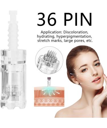  TopDirect Pack of 10 replacement 36-pin microneedling cartridges for Dr.pen Ultima A6/A10 Derma Pen Derma Roller tips bayonet slot 10 units/pack - Buy Online on GoSupps.com