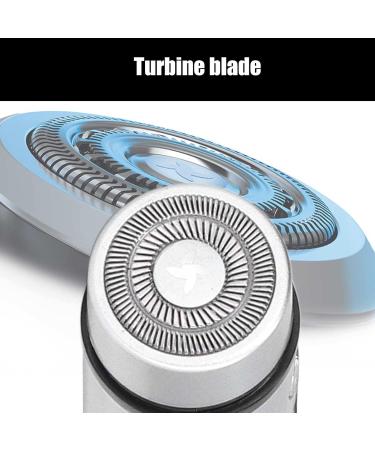Portable Mini Electric Shaver for Men - USB Power Close Shave & Flannel Bag Included - ABS Stainless Steel (Silver - Buy Online on GoSupps.com