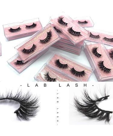 LAB EH 3D Mink Fur False Eyelashes - Reusable Handmade Natural Fake Lashes (20 Type/Package) - Easy to Apply, Mixed Mink Lashes #20 Kinds - Buy Online on GoSupps.com