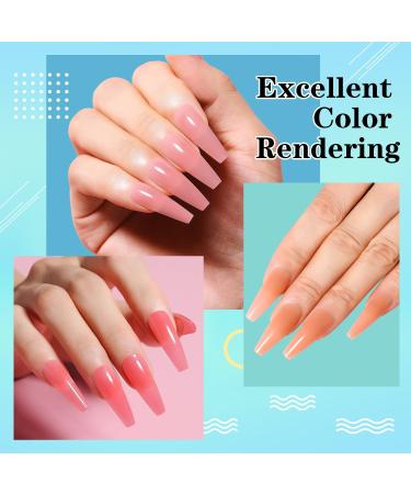 AIMEILI Builder Gel Kit - 6 Colors 15ml, Nail Extension & Acrylic Gel Polish Set | UV LED Builder Gel for Nail Enhancement - Gift Set - Buy Online on GoSupps.com