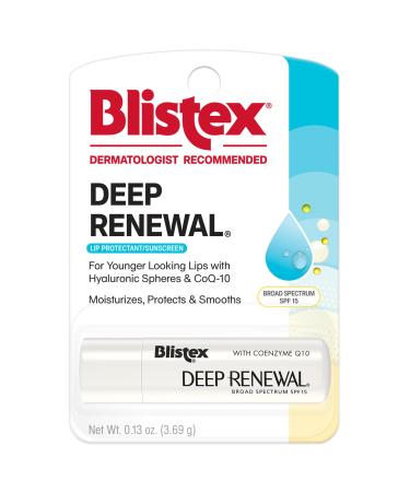 Blistex SPF 15 Deep Renewal Lip Protectant for Younger lokking Lips 0.13 Ounce 0.13 Ounce (Pack of 1)
