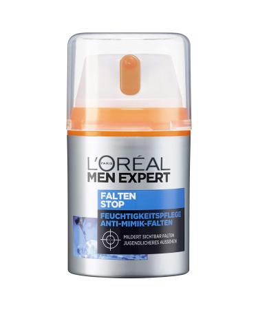 L'Oral Men Expert Facial care for wrinkles anti-aging moisturizer for men immediate anti-eye rings and anti-wrinkle effect fold stop 1 x 50ml care_alt facial care old