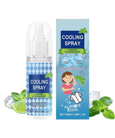 G n rique Refreshing Mist Refreshing Face Mist 50ml - Icy Moisturizing Mist with UV Protection for Outdoor Activities Sports Beach Heat Travel Camping Golf