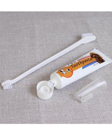 Pethouzz Dog Toothpaste 3-oz with Toothbrush Soft Pet Toothbrush For The Dental Care of Your Dog - Buy Online on GoSupps.com