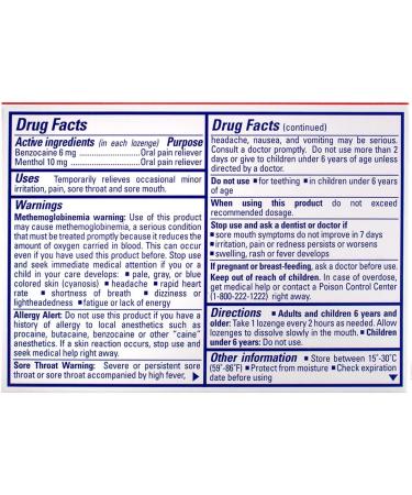 Chloraseptic Sore Throat Spray Cherry 6 fl oz 1 Bottle Sore Throat Lozenges Cherry 18 Count Cherry + Sore Throat Cherry 6 Fl Oz (Pack of 1) - Buy Online on GoSupps.com