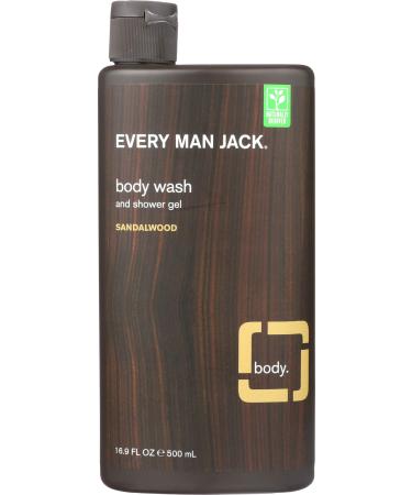 EVERY MAN JACK Sandalwood Body Wash  16.9 FZ - Buy Online on GoSupps.com