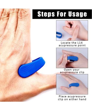 8 Pieces Acupressure Clips - Portable Massage Tools for Pressure Relief & Enhanced Blood Circulation - Buy Online on GoSupps.com