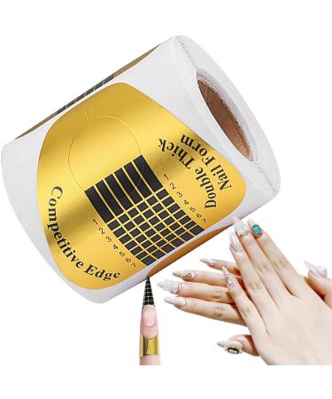 Nail Extension Forms Horseshoe Shaped Nail Builder Forms with Numbers Marked - Nail Tape for Professional Use Nail Shaper for Nail Art DIY Nail Extension Tips Lambo Horseshoe Paper Holders 100 Pieces - Buy Online on GoSupps.com