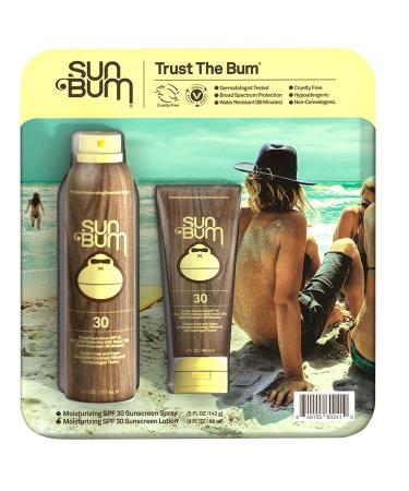 Sun Bum Sunscreen Spray and Lotion  SPF 30 (Spray 5 fl. oz.  Lotion 3 fl. oz.)