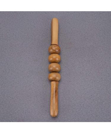 Exceart Body Roll Wood Muscle Roller Stick - Deep Tissue Trigger Point Massage Tool for Sore Muscles & Tight Shoulders - Buy Online on GoSupps.com
