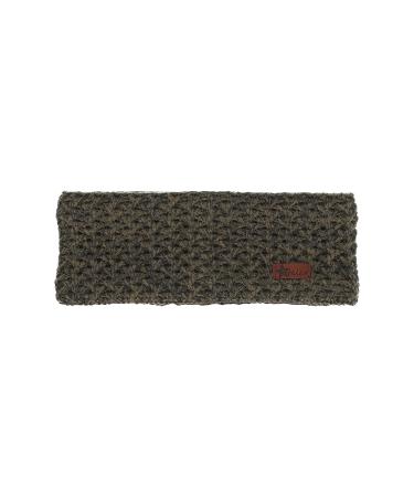 Sterntaler Baby Boys Headband Baby Melange Winter Headband - Baby Headband - Knit lined with microfleece - dark green 57
