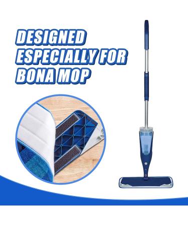 12 Pack Microfiber Cleaning Pads for Bona Mop | Reusable & Washable 18 Inch Replacement Pads | Floor Cleaning Refills Compatible with Bona Mop - Buy Online on GoSupps.com