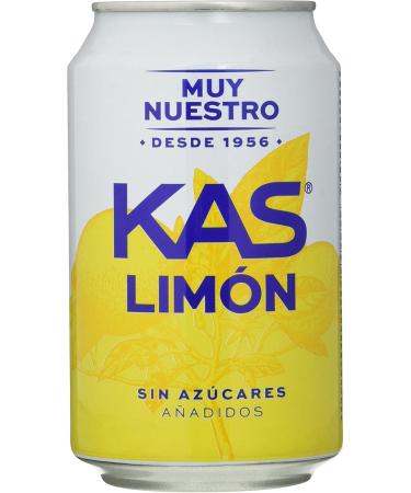 KAS Zero Lemon 330 ml - Sugar Free Lemon Soda - Pack of 24 - Buy Online on GoSupps.com