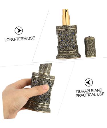 VINTORKY Perfume Bottle Retro Perfume Perfumes De Hombre Vintage Glass Bottle Makeup Mister Cosmetic Storage Container Mens Colgne Empty Travel Essential Oil Bottle Mini Composite Material - Buy Online on GoSupps.com
