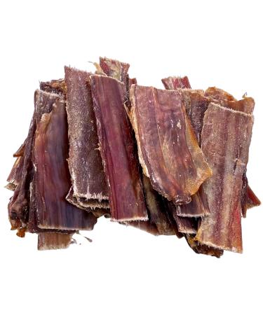 Beef Esophagus Chips for Dogs - Beef Jerky Dog CHEW Treats - (6 INCH 35 Pack Approx. 448 Grams) - Single Ingredient Beef Esophagus - 100% Natural - Rich in GLUCOSAMINE and CHONDROITIN