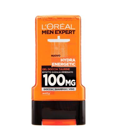 Men Expert Shower Gel - Hydra Energetic (For Body Face & Hair)-300ml/10.1oz by L'Oreal