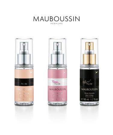 Mauboussin - Pour Elle Body Mist Set : Pour Elle Mist 50ml (1.7 Fl Oz) Elixir Pour Elle Mist 50ml (1.7 Fl Oz) & Rose Pour Elle Mist 50ml (1.7 Fl Oz) - Buy Online on GoSupps.com
