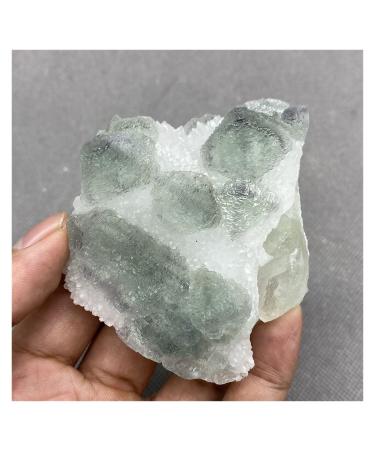 Natural Crystal Rough Natural Green Stepped Fluorite Cluster Mineral specimens Gem Level Stones and Crystals