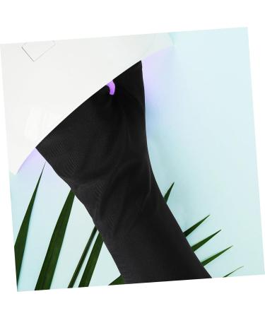 Beatifufu 1 Pair Nail Gloves Gel Nail Led Lamp Gel Manicure Gloves Nail Art Gloves Uv-resistant Manicure Gloves Manicure Art Gloves Fingerless Polyester Mj03 Sleeve - Buy Online on GoSupps.com