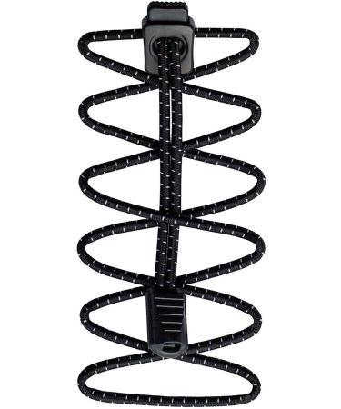 Nathan Elastic No Tie Shoe Laces - Black Run Laces for Running & Active Sports - Buy Online on GoSupps.com