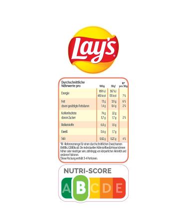 Buy Lay's Oven-Baked Salted Crispy Potato Chips - Nutri-Score B - Perfect Party Snack (12 x 100g) - International Shipping - Buy Online on GoSupps.com