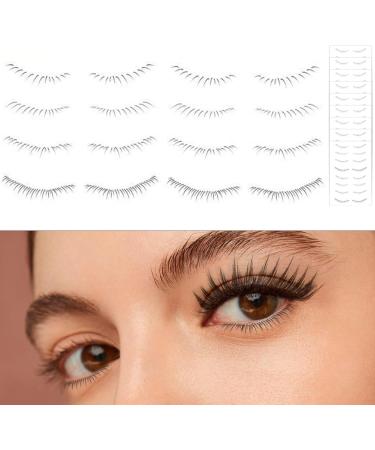Bottom Lashes Eye Stickers Eye Lash Glue Strong Lower Eyelashes 10 Sheet Disposable Waterproof Sweatproof Eyelash Stickers Simulation Cute Natural Bottom Lashes For Woman Girls TYPE 2 - Buy Online on GoSupps.com