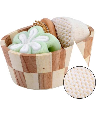 6-Piece Bathroom Set | Scrubbing Balls & Bathing Tools | Shower Supplies for Ultimate Clean - Buy Online on GoSupps.com