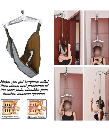SAFWEL Nacken-Hals-Trachts Device | Adjustable Neck Traction for Pain Relief | At-Home Physiotherapy Solutions - Buy Online on GoSupps.com