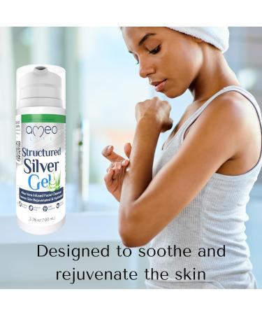 Ameo Life Colloidal Silver Gel with Aloe Vera & Colloidal Silver Liquid Bundle - Buy Online on GoSupps.com