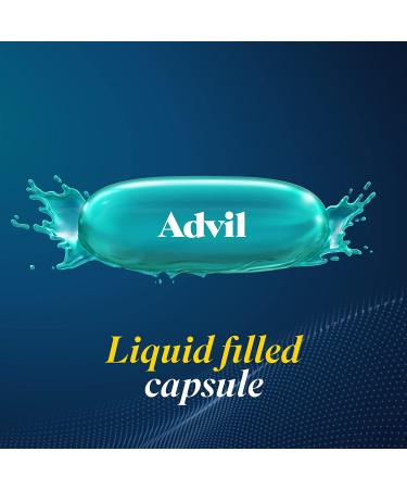 Advil Liqui-Gels Pain Reliever: Ibuprofen 200mg for Headache, Backache, Menstrual & Joint Pain - 80 Capsules - Buy Online on GoSupps.com