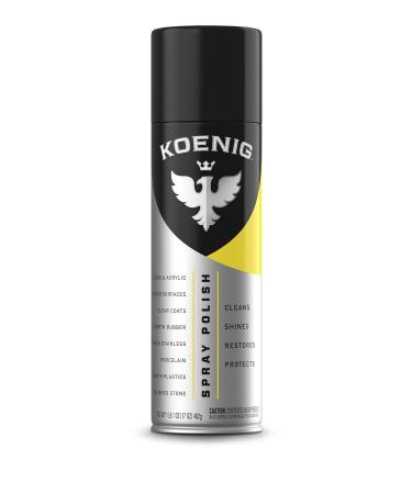 Koenig Spray Polish | Multipurpose Cleaner and Polish | Green-Based Polish Spray | Household Spray Polish and Cleaner | Multipurpose Polish for Home & Auto