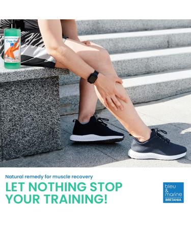 Bleumarine Bretania Cooling Gel for Heavy Legs | Instant Relief & Cold Effect | Essential Oils & Plant Extracts | 200 ml - Ideal for Athletes & Daily Use - Buy Online on GoSupps.com