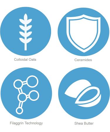 Cetaphil Baby Eczema Calming Moisturizer With Colloidal Oats Ceramides Shea Butter and Filaggrin - For Dry Itchy Skin Paediatrician Recommended 295ml - Buy Online on GoSupps.com