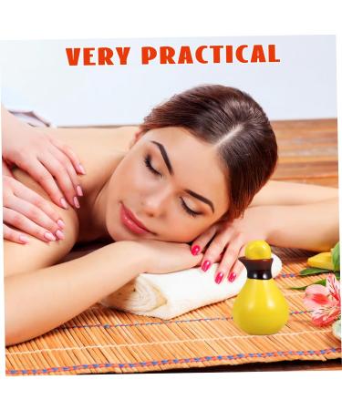 Beatifufu Ceramics Bowl for Beauty Salon Soy Sauce Dispenser Ceramics Pot Porcelain Oil Dispenser Condiment 5.5 7.5cm Green - Buy Online on GoSupps.com