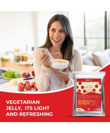 Ai-Yu Jelly Powder - Versatile and Healthy Gelatin Substitute - High Source of Vitamins & Dietary Fibre - Ideal Bubble Tea Topping - Vegetarian Jelly Mix (1 Kg) - Buy Online on GoSupps.com