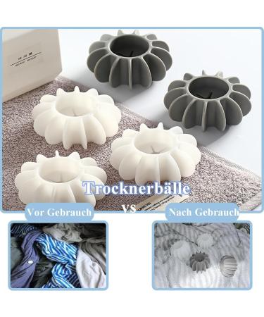 luckaide Dryer Balls Pack of 10 Wash Balls for Down Jackets Washing Ball for Washing Machine Reusable Dryer Ball Dryer Balls Tumble Dryer Ball for Clothes Cleaning (6 x 4 cm) - Buy Online on GoSupps.com