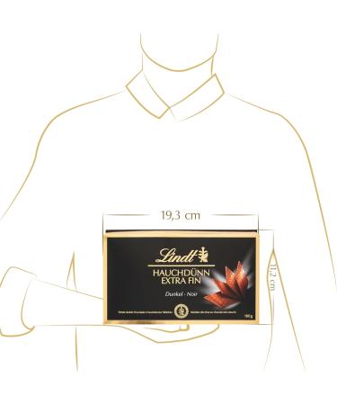 Lindt - Box of Extra Fine Chocolate Squares - Dark Chocolate 180g - Buy Online on GoSupps.com