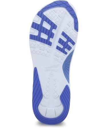 Dansko Racquel Women's Sport Sandal - Lightweight EVA Midsole - Natural Arch Support - Blue Multi - Size 7.5-8 - Buy Online on GoSupps.com