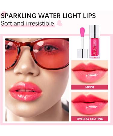 Praeal Cherry Tinted Lip Oil - Plumping, Hydrating, Nourishing Gloss for Dry Lips - Buy Online on GoSupps.com