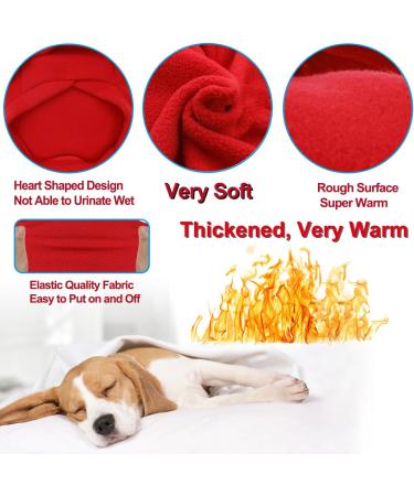 HuaLiSiJi Fleece Dog Sweater - Soft Warm Coats for Small to Large Dogs (M Red & Navy Blue) - International Shipping Available - Buy Online on GoSupps.com