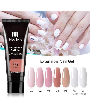 Poly Nail Gel Nail Extension Kit Brush Nail File UV Lamp Poly Nail Gel Kit Poly Nail Gel - Buy Online on GoSupps.com