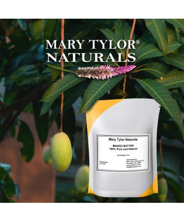 Mango Butter 8 oz - Cold Pressed, Unrefined, Raw, Pure - Skin Nourishment & Moisturizing for Hair and Skin by Mary Tylor Naturals - Buy Online on GoSupps.com